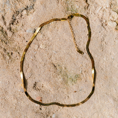 Hailey Herringbone Necklace