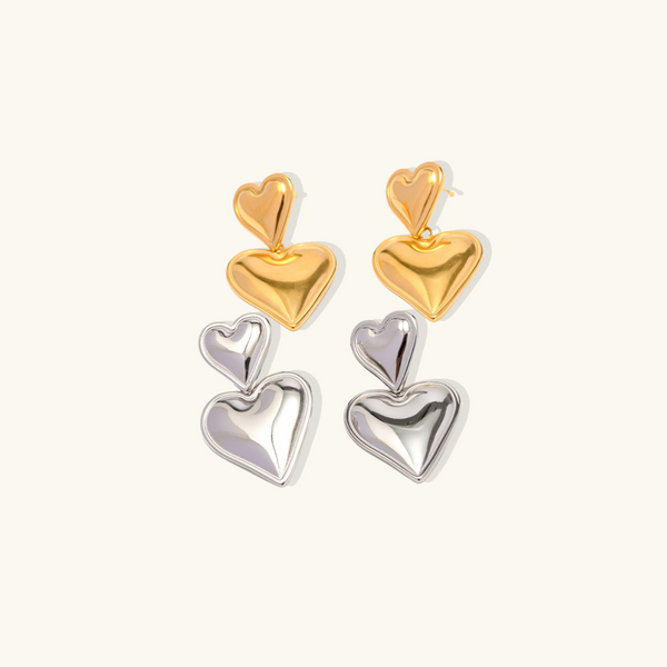 Heart Drop Earrings (Bundle)