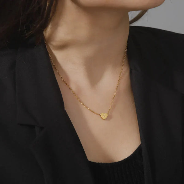 Heart Muse Initial Necklace (Bundle)