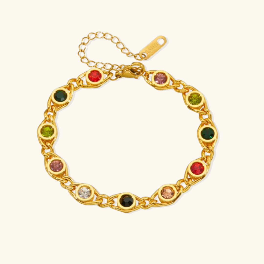 Jade Rainbow Bracelet