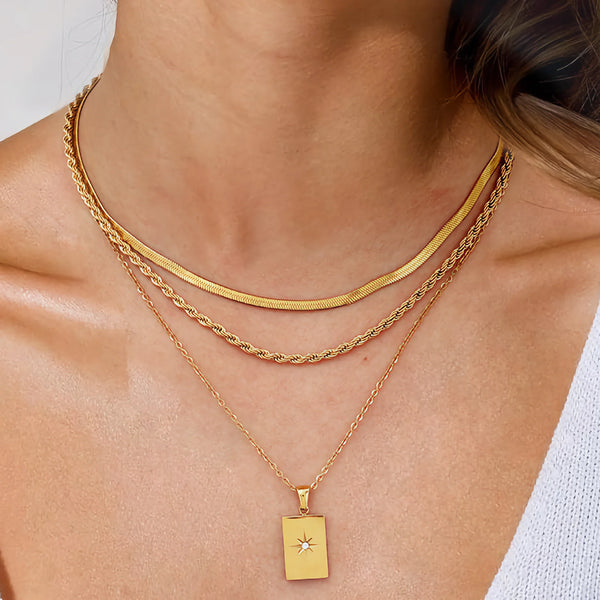 Jocelyn Layered Necklace (Bundle)