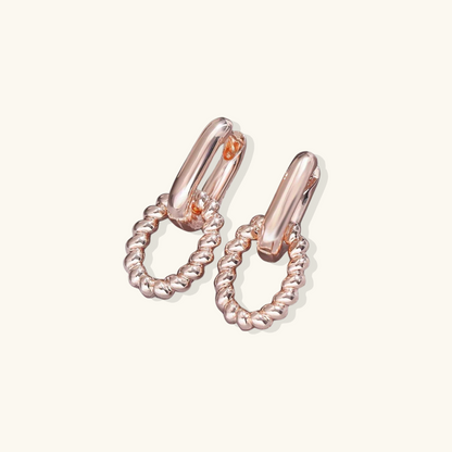 Lauren Drop Hoop Earrings