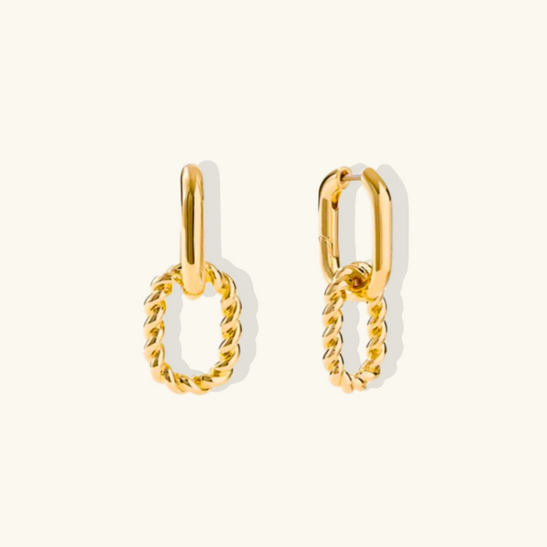 Lauren Drop Hoop Earrings (Bundle)