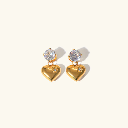 Mila Heart Earrings