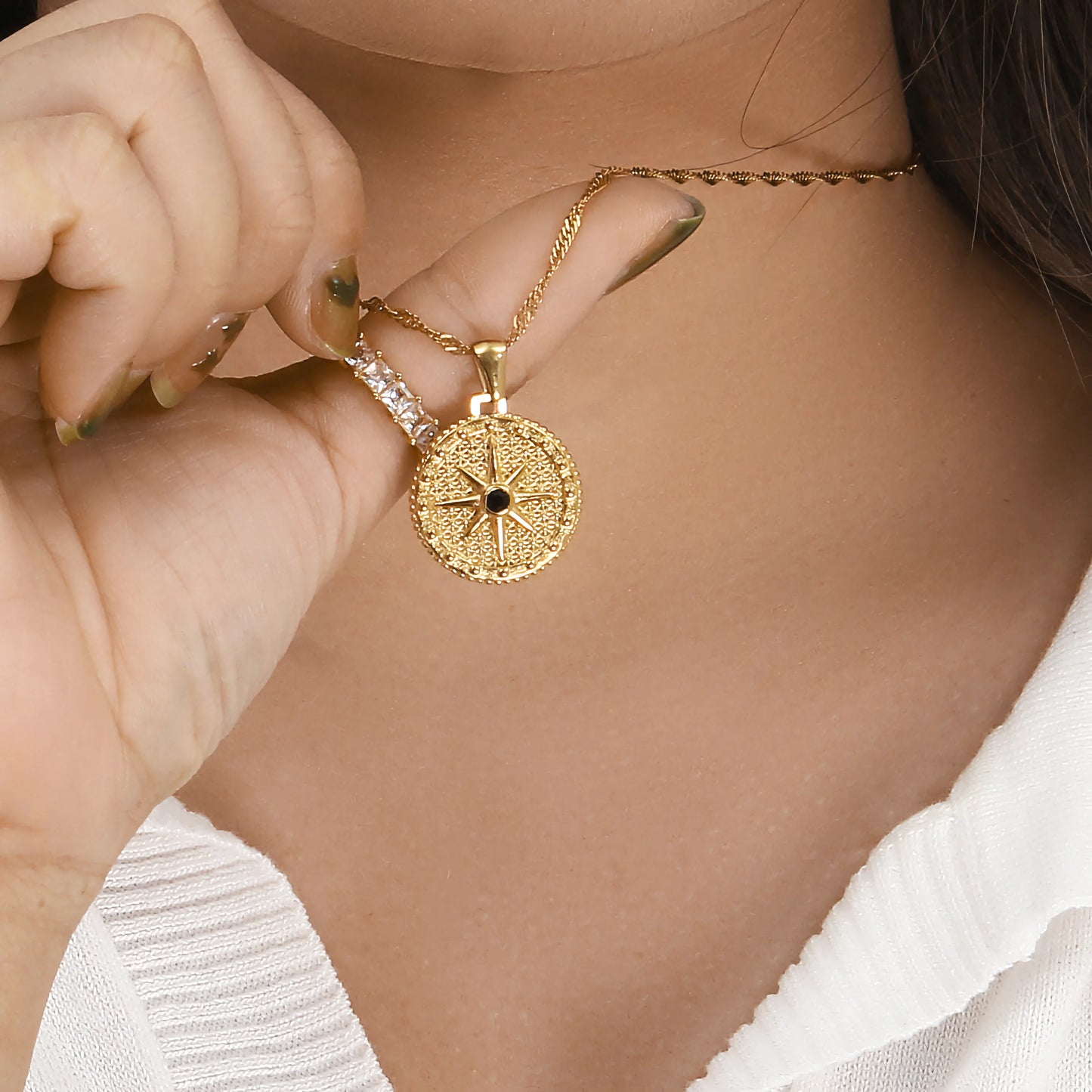 Vivienne Compass Necklace