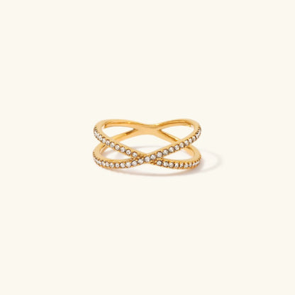 Golden Twist Ring