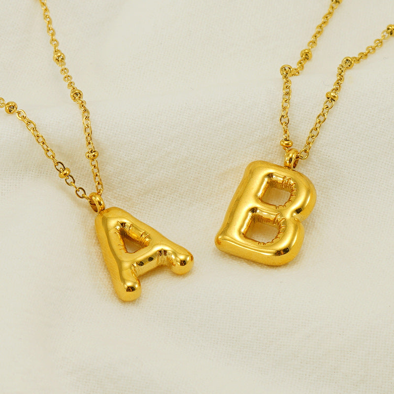 Balloon Letter Necklace