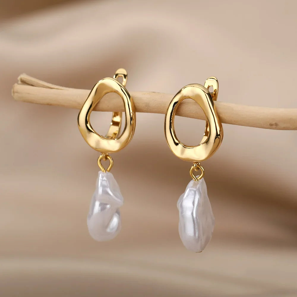 Twilight Pearl Earrings