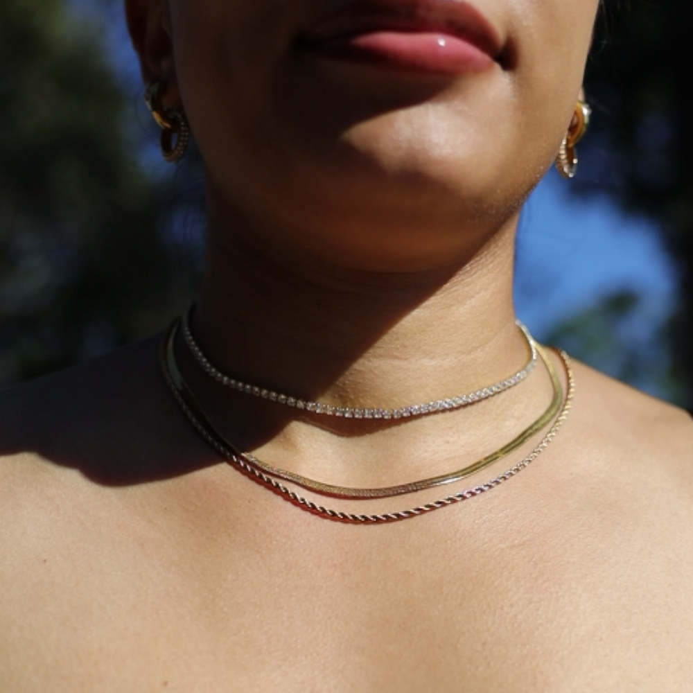 Savannah Tennis Necklace