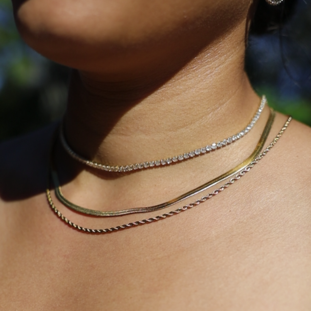 Savannah Tennis Necklace
