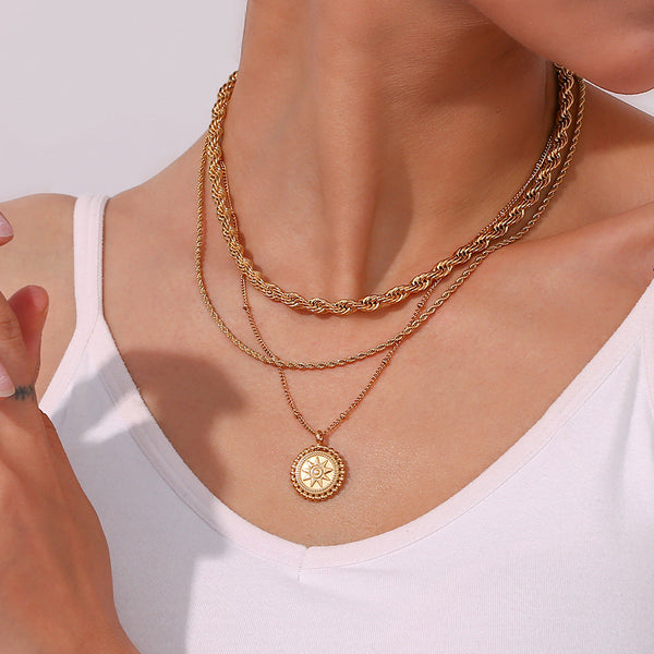 Sunburst Pendant Necklace (Bundle)
