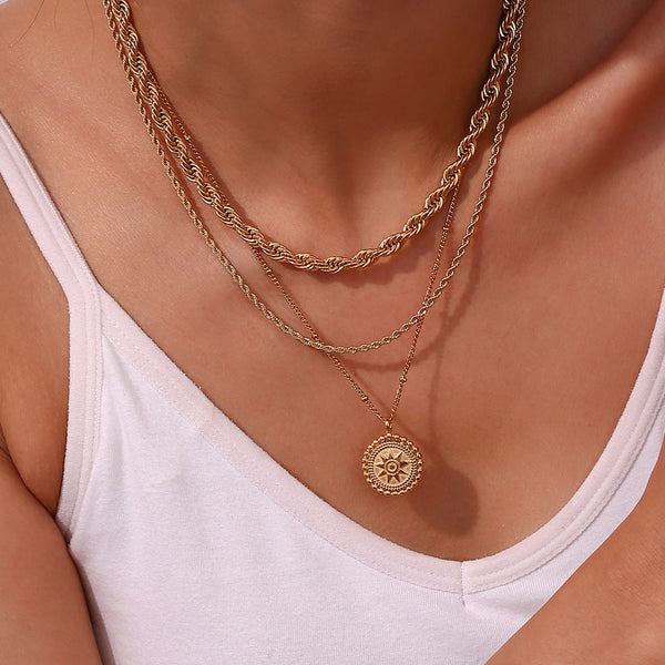 Sunburst Pendant Necklace (Bundle)