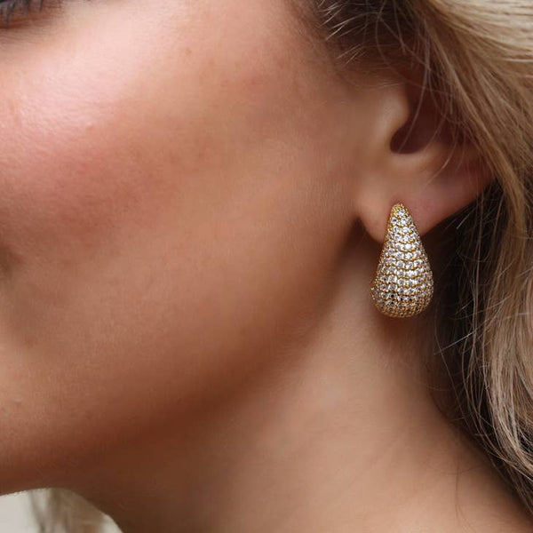 Diamond Teardrop Earrings (Bundle)