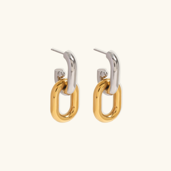 Tessa Two-Tone Earrings (Bundle)