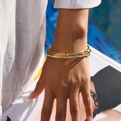Trinity Hoop Bracelet