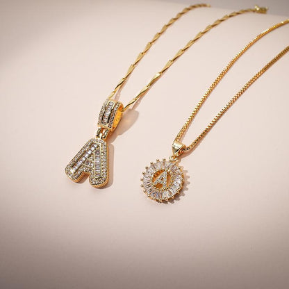 Nina Initial Letter Necklace
